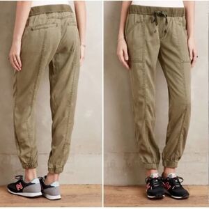 Anthropologie Hei Hei Olive Green Joggers Women's Size‎ S